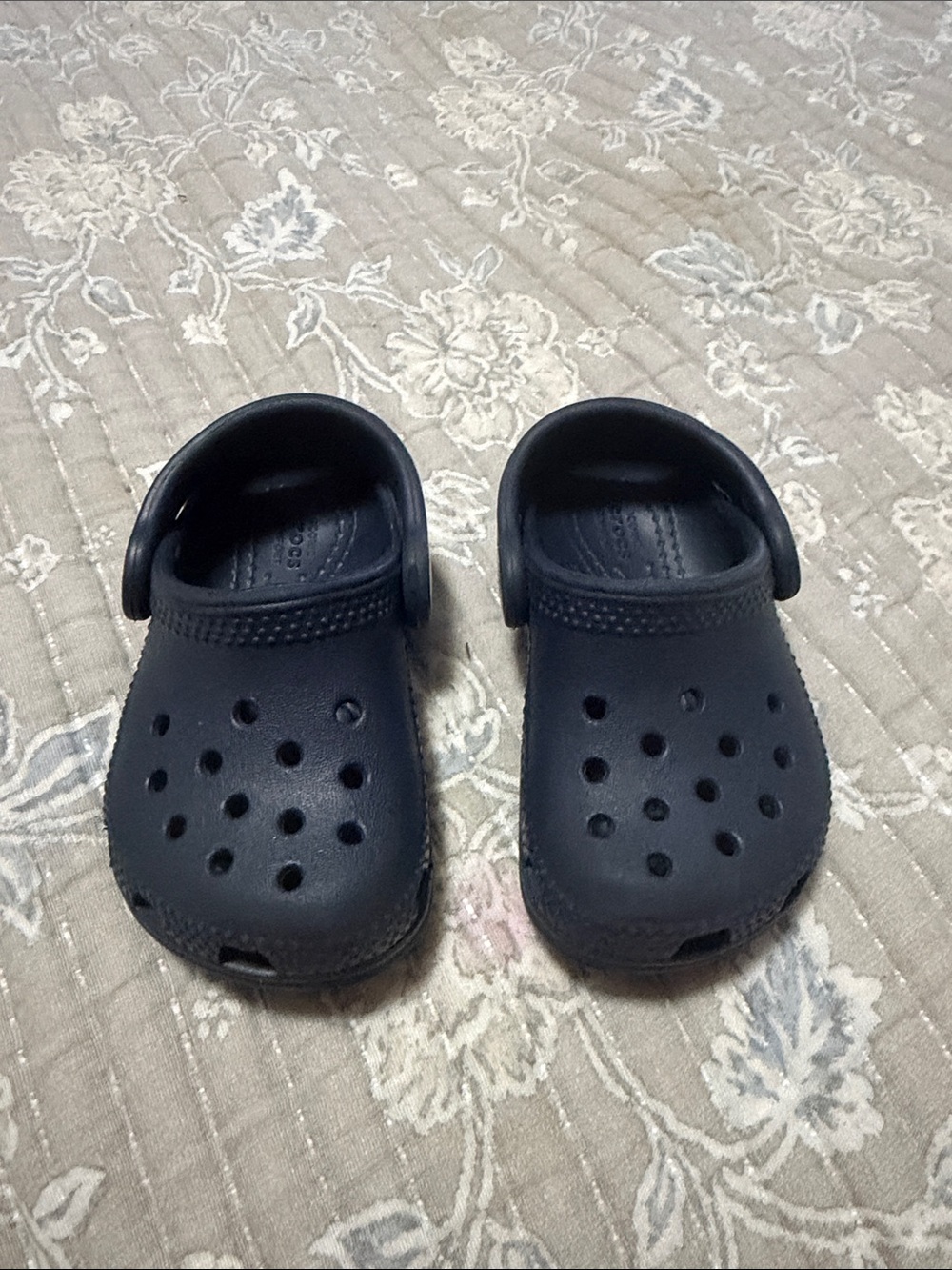 Infant Navy Blue Clog Shoes - Slip-On Comfort
